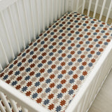 Western Aztec Muslin Crib Sheet | Milk & Baby