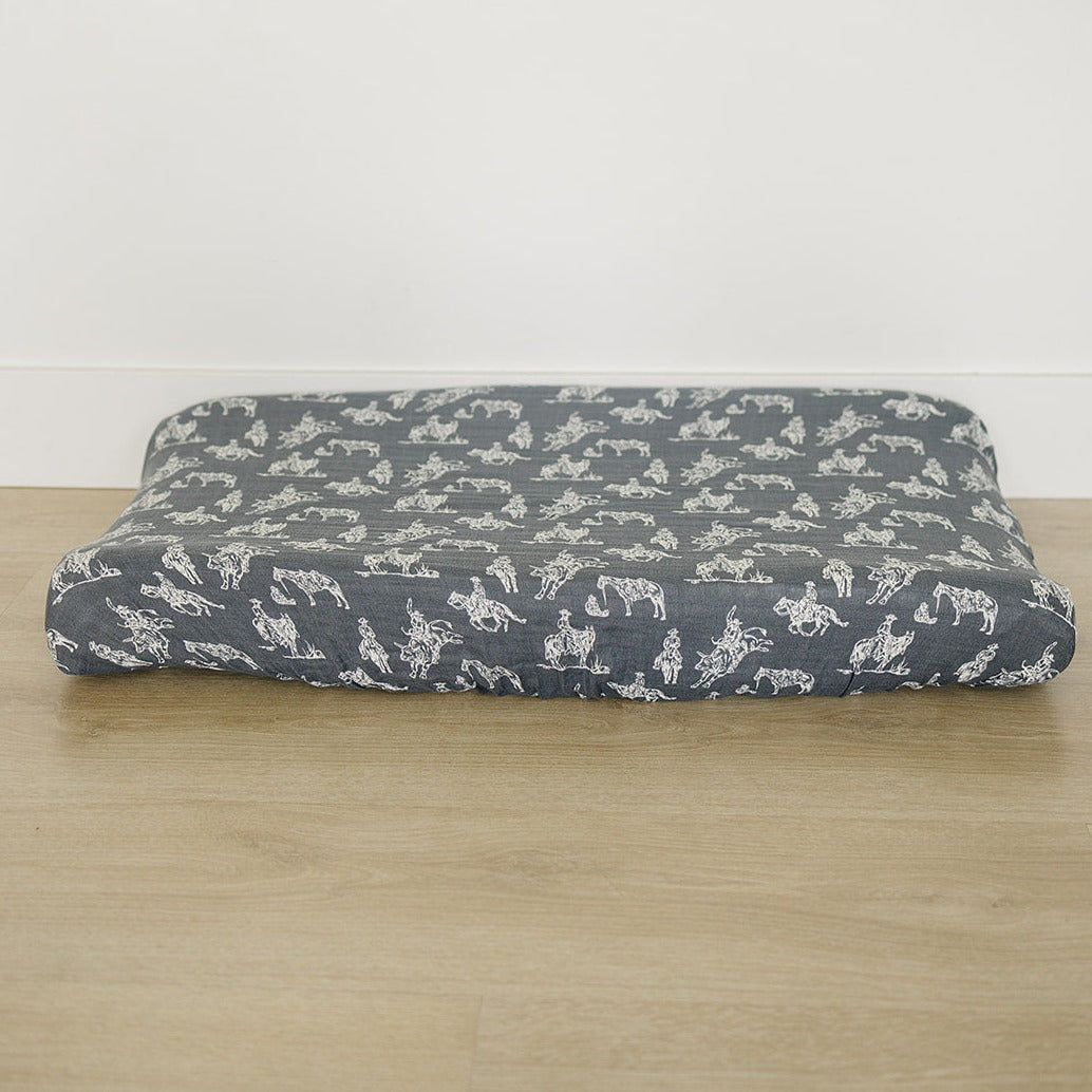 Wild West Muslin Changing Pad Cover | Milk & Baby