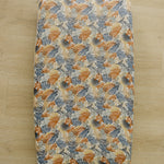 Paradise Palms Muslin Changing Pad Cover | Milk & Baby