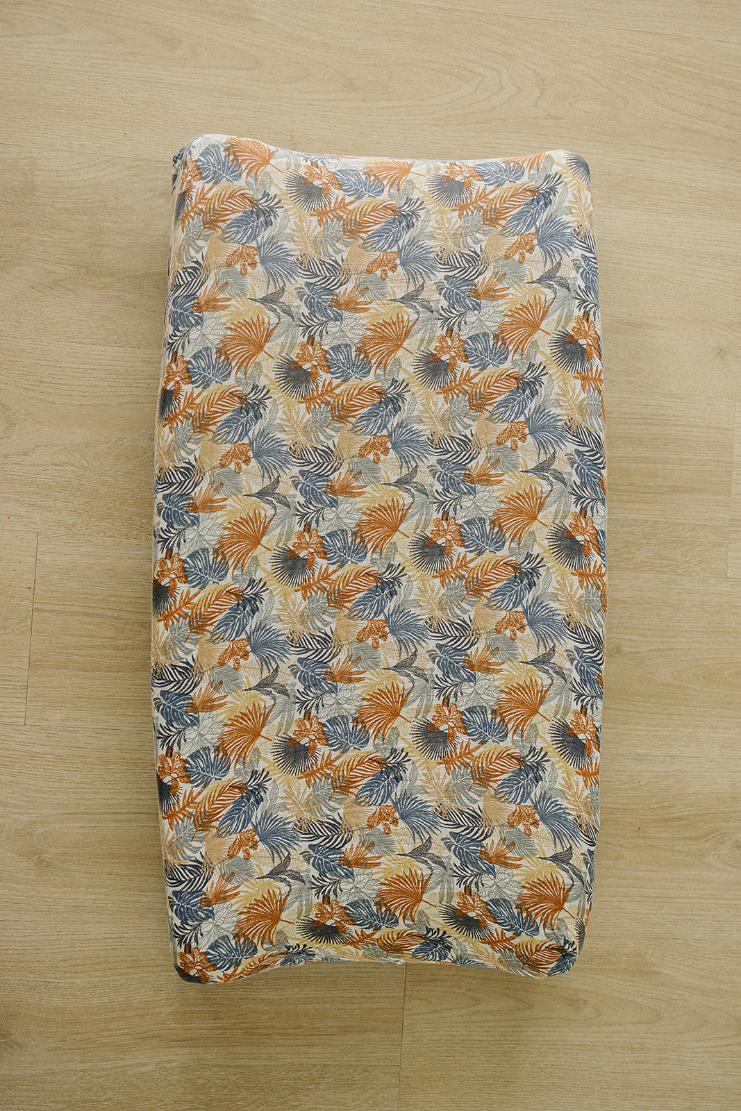 Paradise Palms Muslin Changing Pad Cover | Milk & Baby