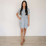 Block Print Floral Dress | Milk & Baby