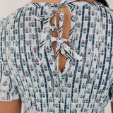 Block Print Floral Dress | Milk & Baby