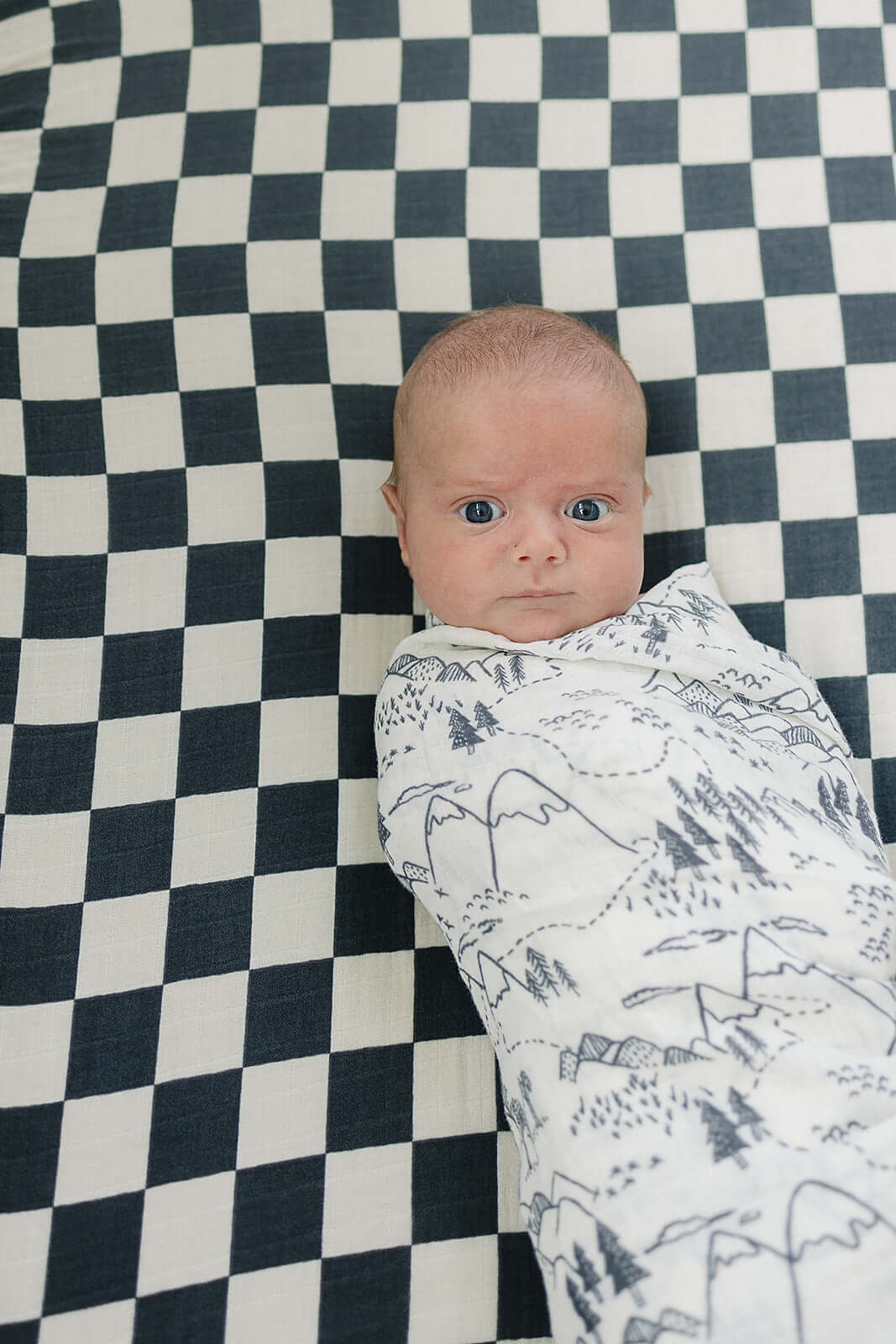 Summit Muslin Swaddle Blanket | Milk & Baby
