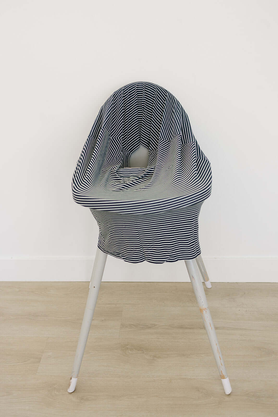 Navy Stripes Ribbed Bamboo Multi-Use Cover | Milk & Baby
