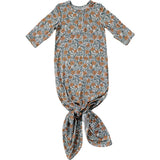 Dainty Meadow Bamboo Knot Gown | Milk & Baby