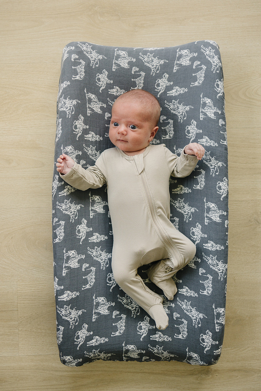 Wild West Muslin Changing Pad Cover | Milk & Baby
