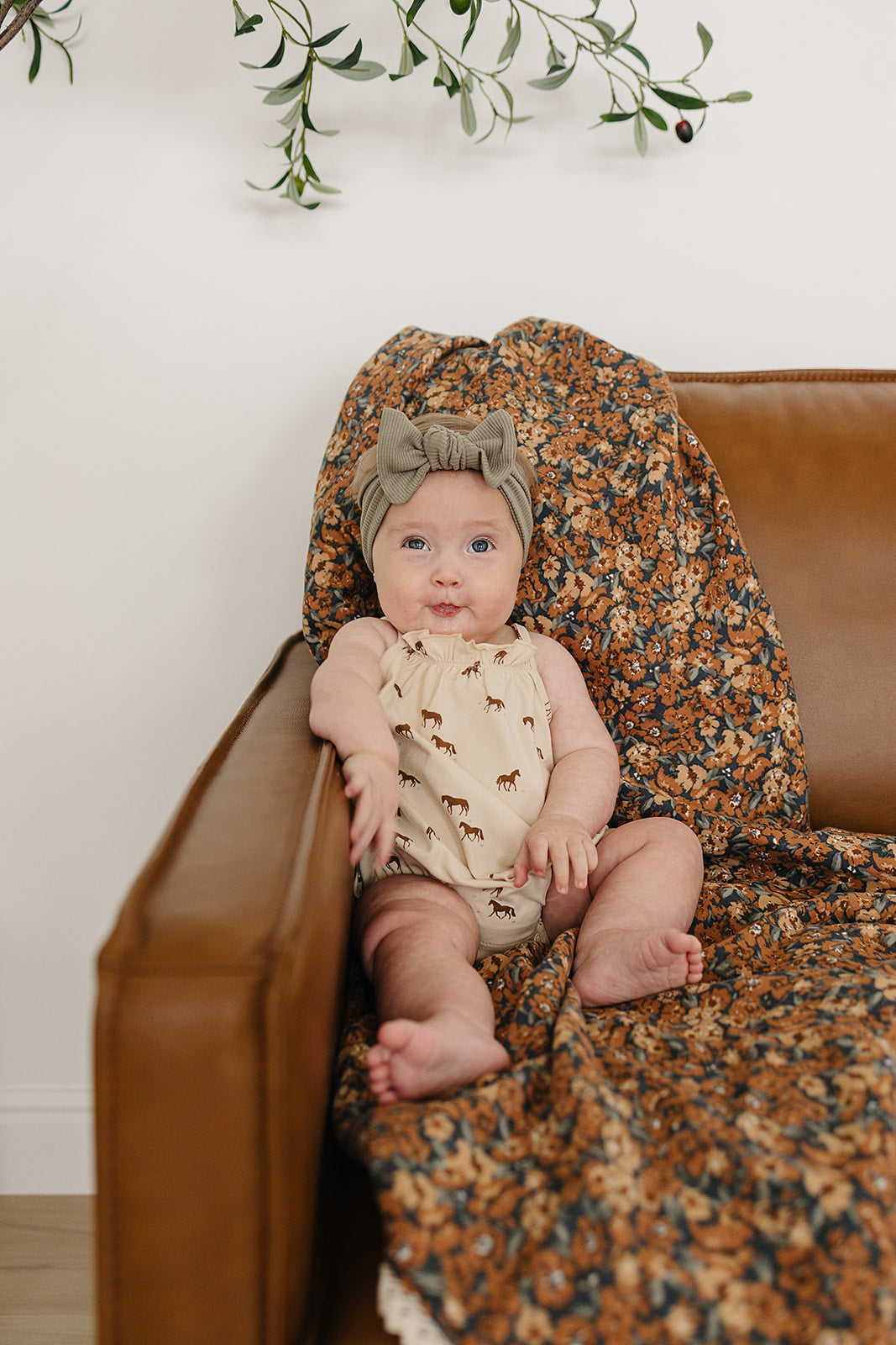 Horse Tank Bubble Romper | Milk & Baby