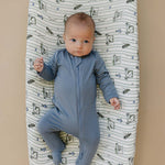 Tee Time Muslin Changing Pad Cover | Transform your baby's changing area with the Mebie Baby Tee Time Muslin Changing Pad Cover. Made from soft and breathable muslin fabric, this cover is gentle on your baby's skin. The fun design adds a touch of modern s