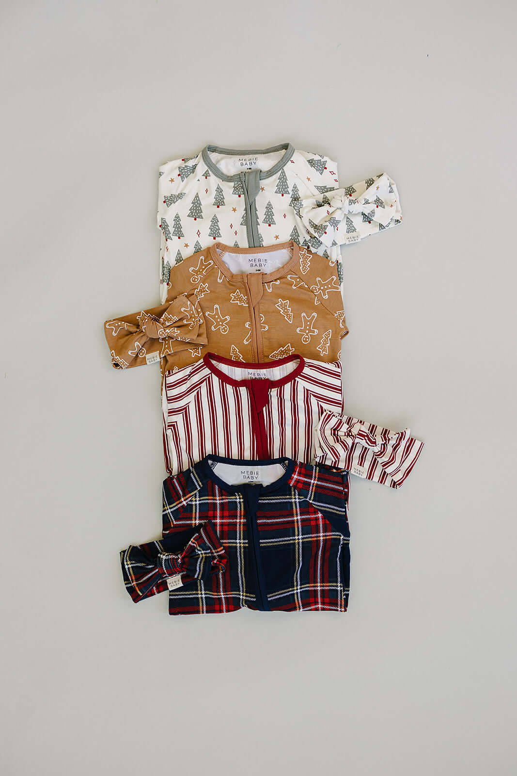 Christmas Plaid Bamboo Head Wrap | Milk & Baby
