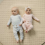 Blue Pointelle Layette Set | Milk & Baby