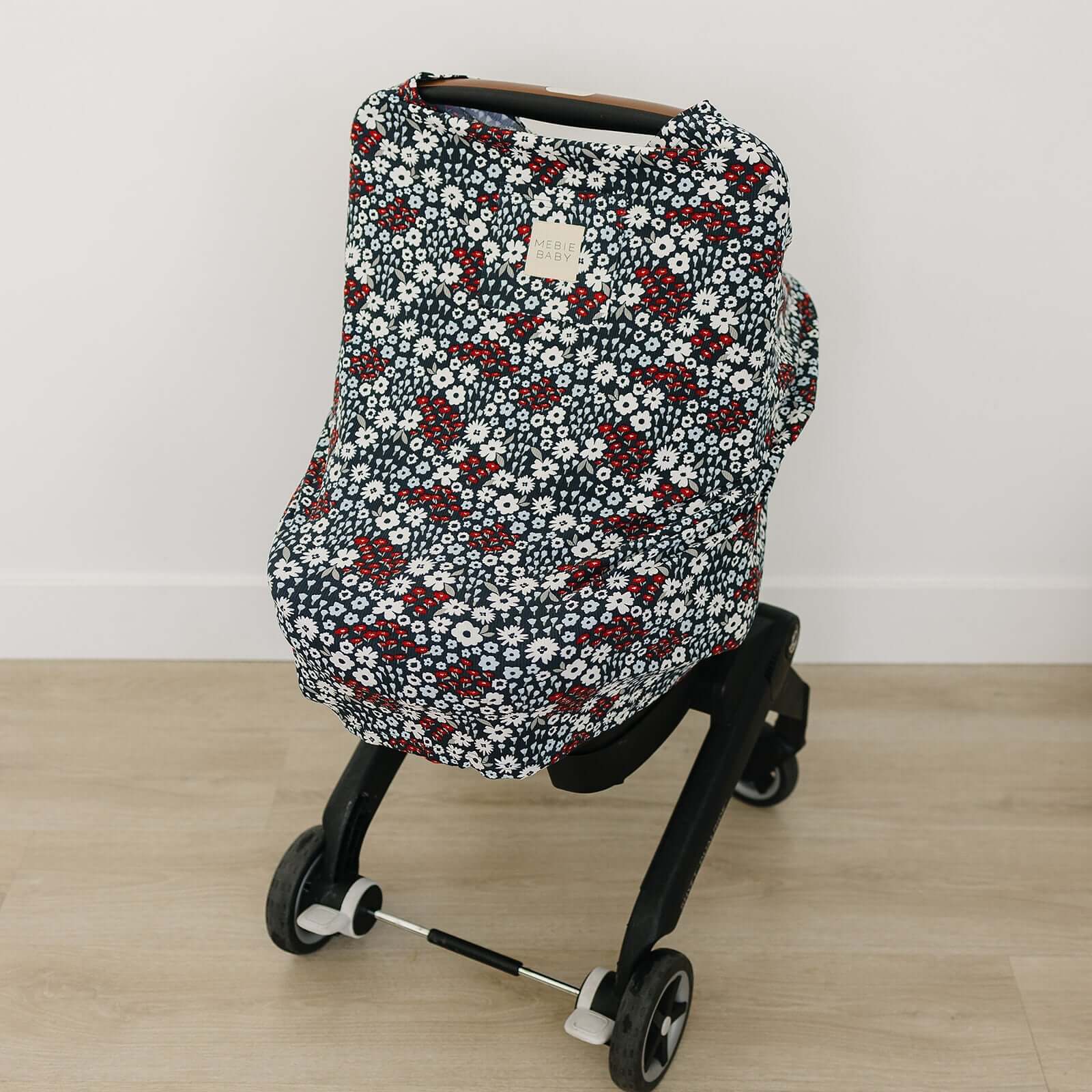 Americana Floral Ribbed Bamboo Multi-Use Cover | Milk & Baby