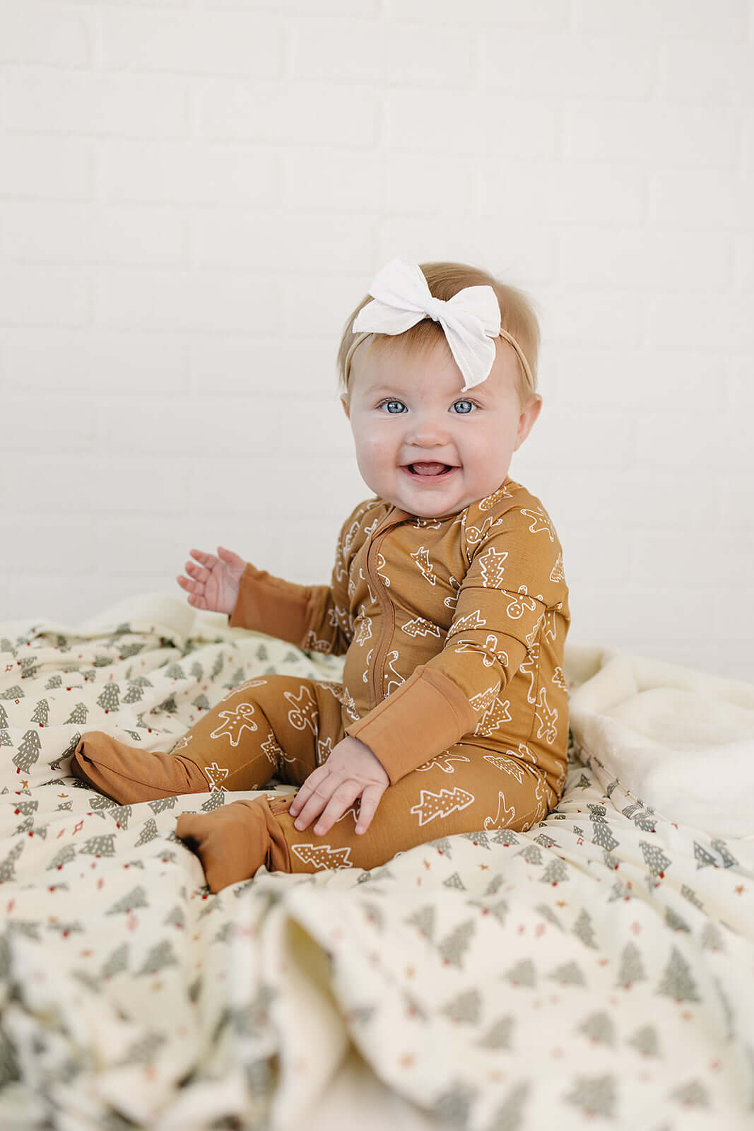 Gingerbread Bamboo Zipper | Milk & Baby