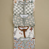 Camping Trip Ribbed Bamboo Zipper