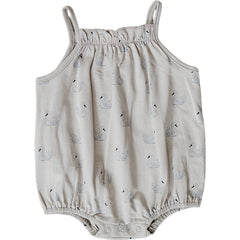 Swan Tank Bubble Romper | Milk & Baby