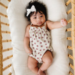 Floral Tank Bubble Romper | Milk & Baby