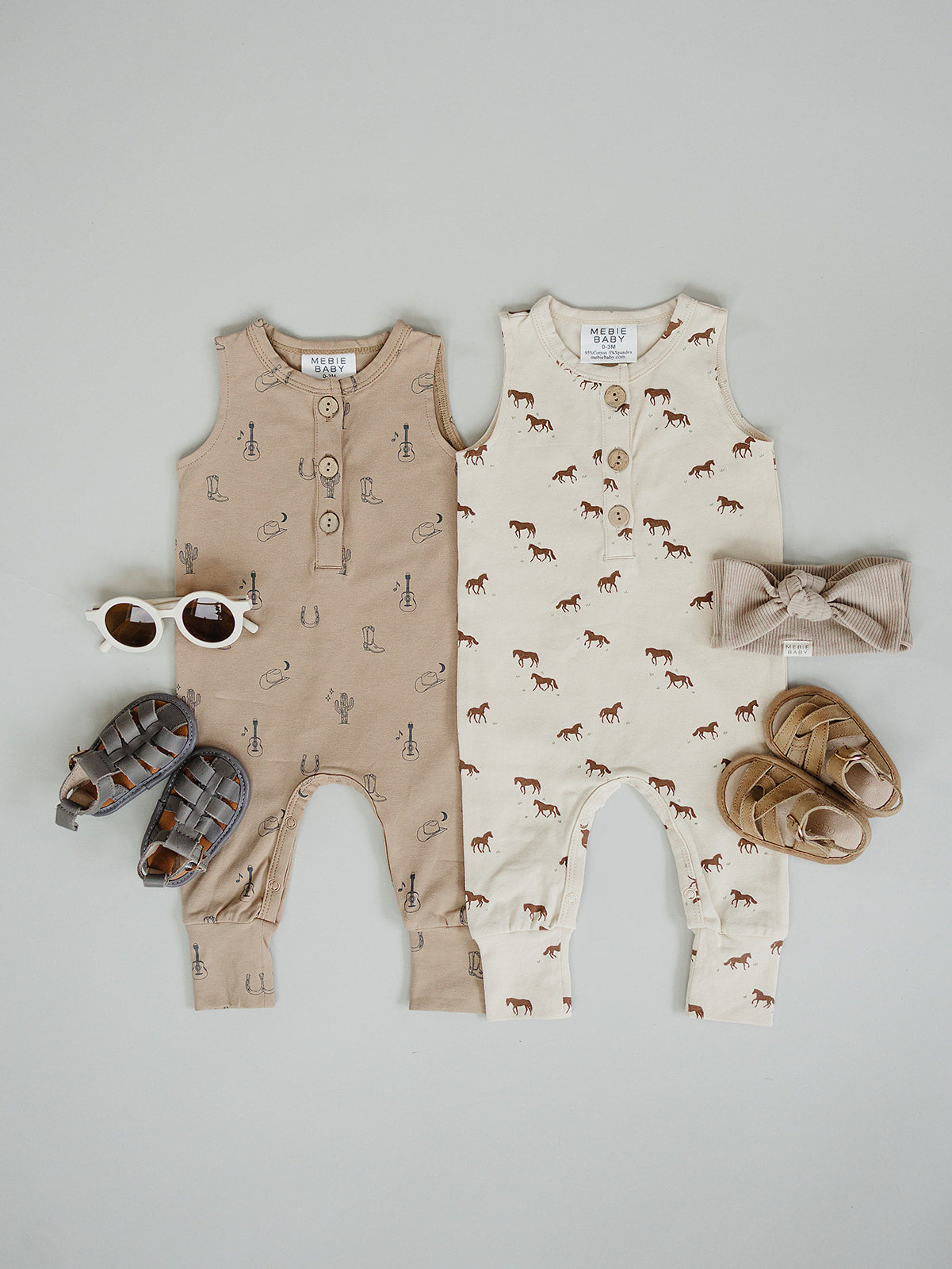 Western Tank Romper | Milk & Baby