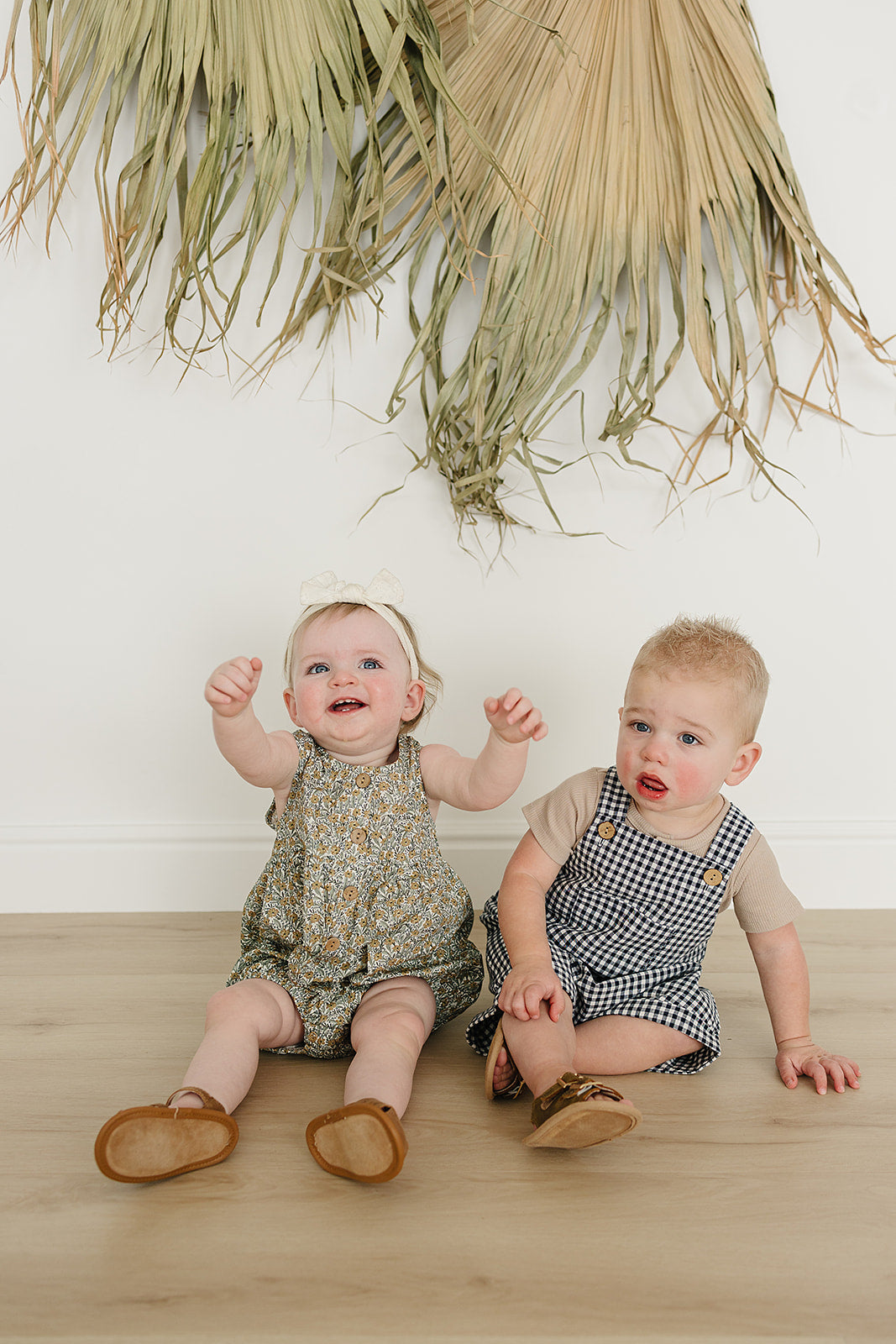 Golden Meadow Bubble Romper | Milk & Baby