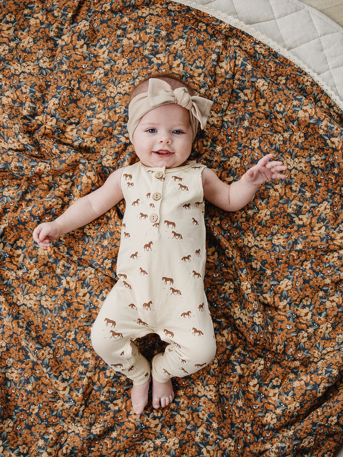 Horse Tank Romper | Milk & Baby