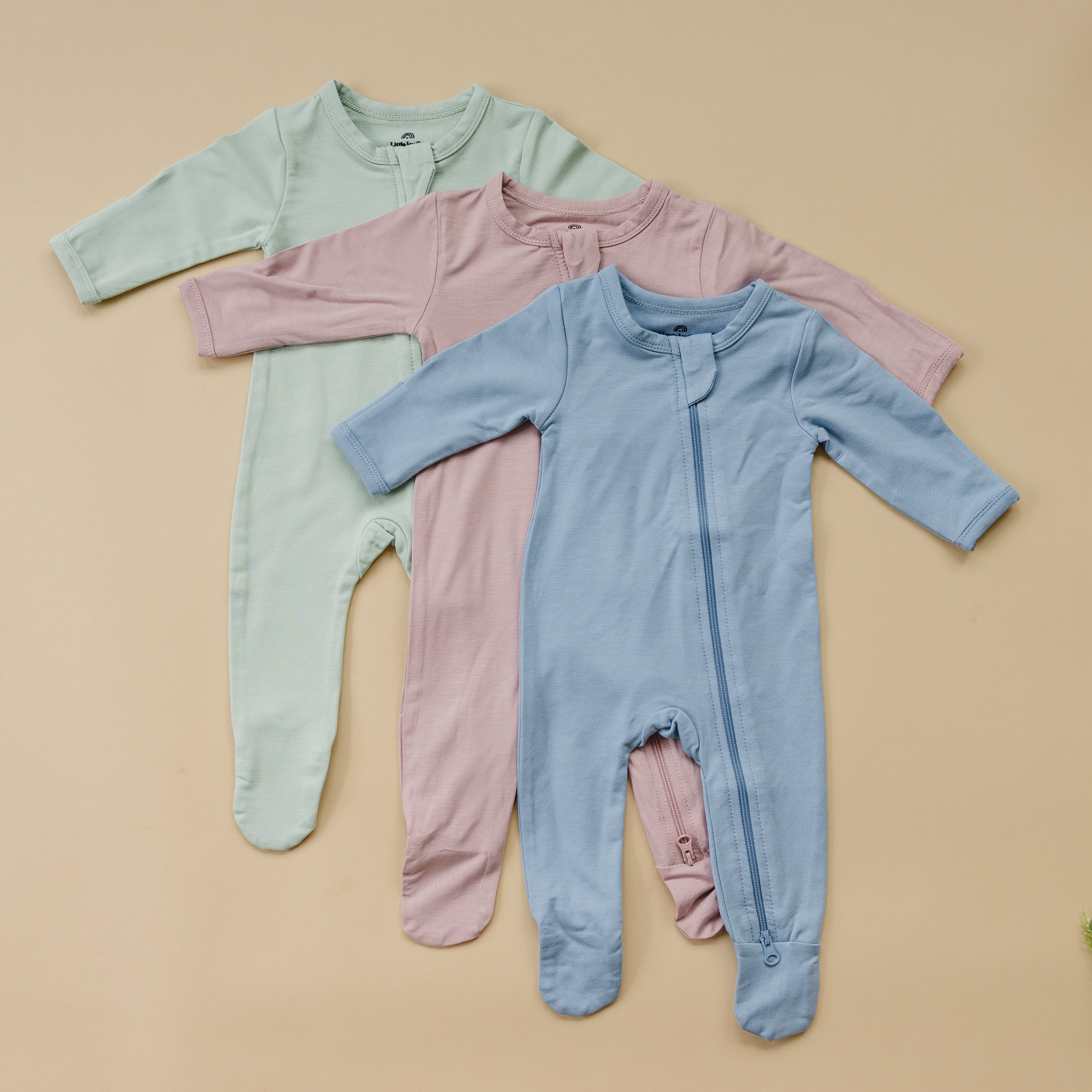 Bamboo Footed Zippy Romper | Milk & Baby