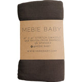 Brown Ribbed Bamboo Stretch Swaddle | Milk & Baby
