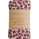 Antique Floral Ribbed Bamboo Stretch Swaddle
