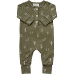 Nashville Long Sleeve Button Romper | Milk & Baby