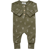 Nashville Long Sleeve Button Romper | Milk & Baby