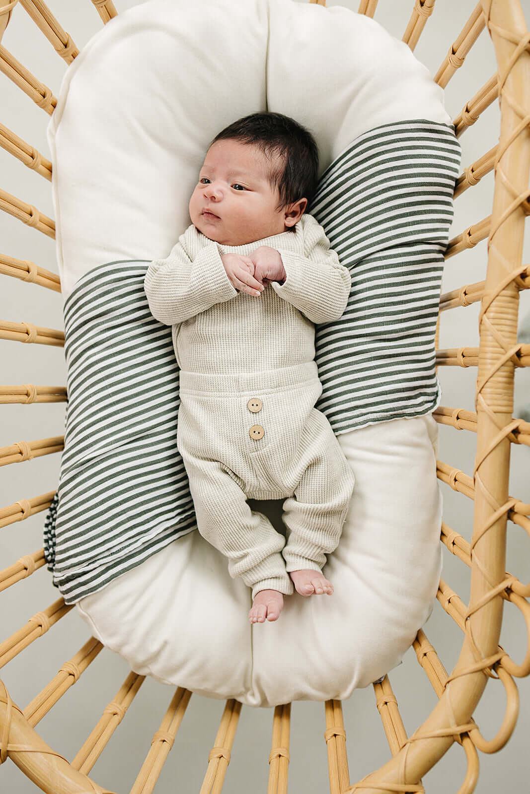 Heather Grey Bodysuit Waffle Set | Milk & Baby