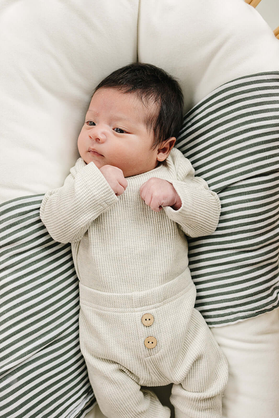 Heather Grey Bodysuit Waffle Set | Milk & Baby
