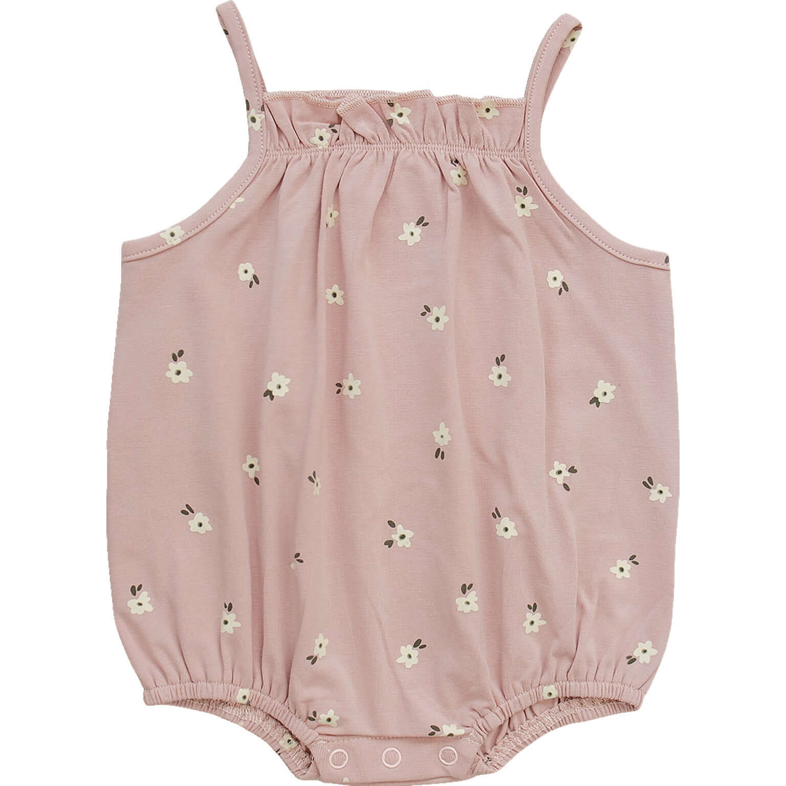 Floral Tank Bubble Romper | Milk & Baby