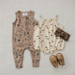 Horse Tank Bubble Romper | Milk & Baby