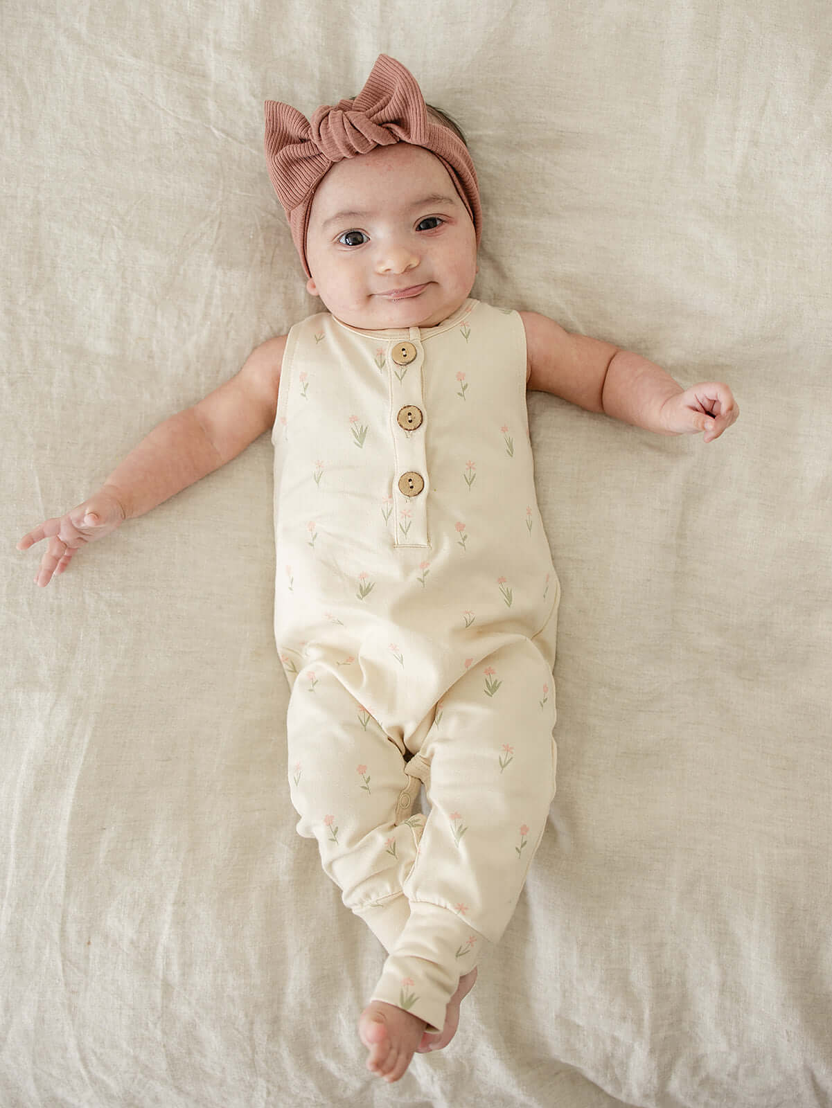 Daisy Tank Romper | Milk & Baby