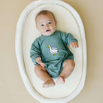 Silly Goose Bamboo Baby Romper | Milk & Baby
