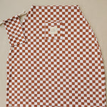 Rust Checkered Bamboo Multi-Use Cover | Milk & Baby