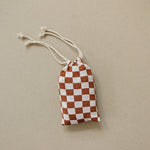 Rust Checkered Bamboo Multi-Use Cover | Milk & Baby