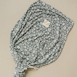 Dark Green Daisy Bamboo Multi-Use Cover | Milk & Baby