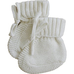 White Knit Booties | Milk & Baby