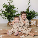 Gingerbread Hooded French Terry Set | Milk & Baby