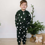 Snowman Hooded French Terry Set | Milk & Baby