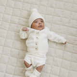 White Knit Bloomer Set | Milk & Baby