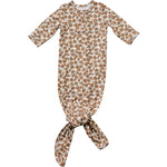 Cream Magnolia Bamboo Knot Gown | Milk & Baby