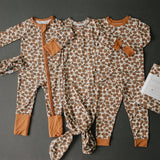 Cream Magnolia Bamboo Zipper