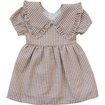 Gingham Peter Pan Collar Dress | Milk & Baby