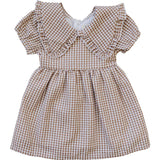 Gingham Peter Pan Collar Dress | Milk & Baby