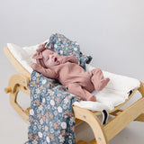 Dusty Rose Organic Cotton Ribbed Zipper