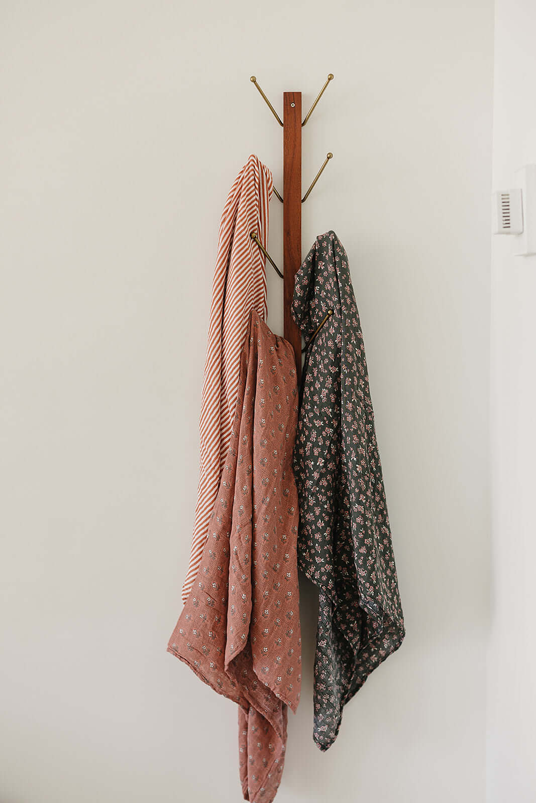 Pink Stripes Muslin Swaddle Blanket | Milk & Baby