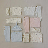 Berry Pointelle Layette Set | Delicate, timeless, and made for everyday softness, our Berry Pointelle Layette Set is crafted from breathable cotton with a classic pointelle knit for a beautifully heirloom-inspired look. Thoughtfully designed for newborn c