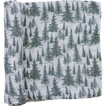 Forest Muslin Swaddle Blanket | Milk & Baby