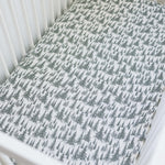 Forest Muslin Crib Sheet | Milk & Baby