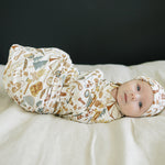 Camping Trip Bamboo Stretch Swaddle | Milk & Baby